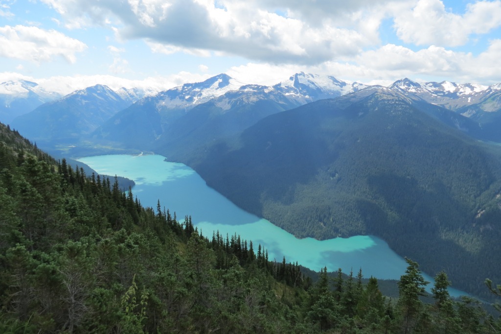 Cheakamus Lake from High Note trail