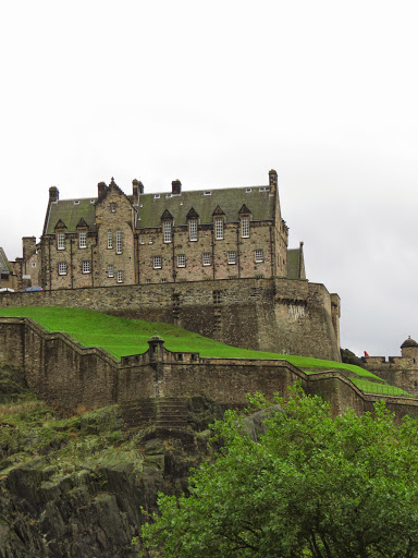 The famous Edinburgh Castle