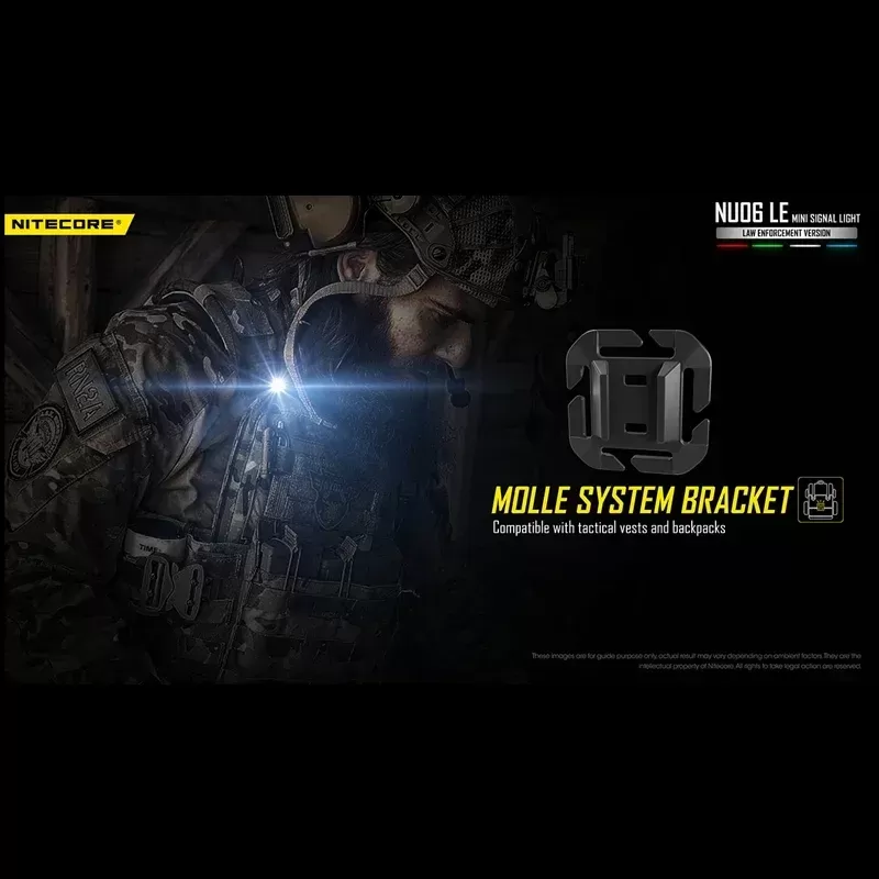 פנס NITECORE NU06 LE - אור אזהרה טקטי - תמונה 6