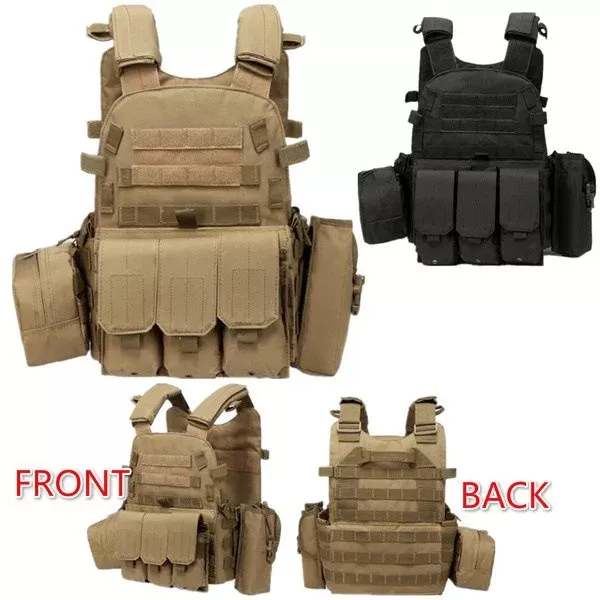 אפוד טקטי עם כיסי ניילון - איכות ועמידות - תמונה 4