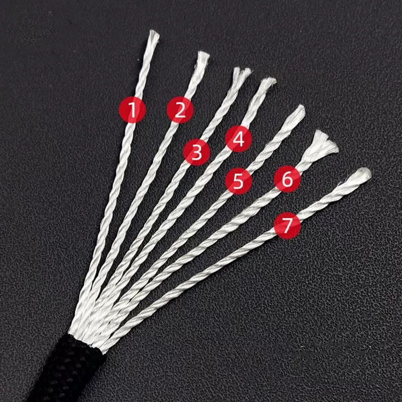 550 Military Paracord 7 Strand 4mm Tactical Parachute Cord Camping Accessories Outdoor Survival DIY Bracelet Rope - תמונה 2