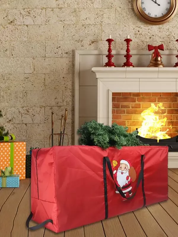 Foldable christmas tree bag 210 cm 180cm Waterproof christmas tree storage cover Large Capacity Storage Camping Home Storage - תמונה 4