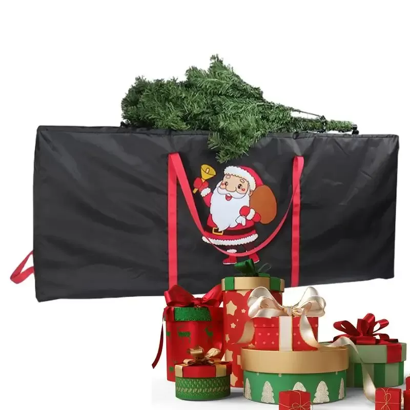 Foldable christmas tree bag 210 cm 180cm Waterproof christmas tree storage cover Large Capacity Storage Camping Home Storage - תמונה 5