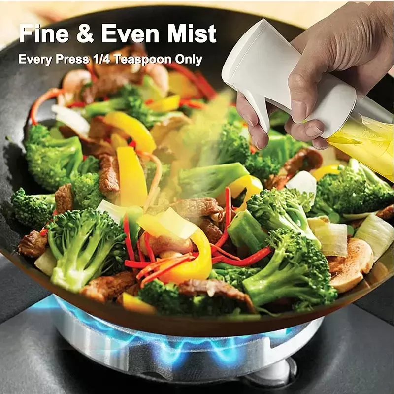 Oil Spray Bottle for Kitchen Olives 2in1 Oil Sprayer Dispenser 200/300/500ml Home Kitchen Camping Kitchen Cooking Utensils - תמונה 3