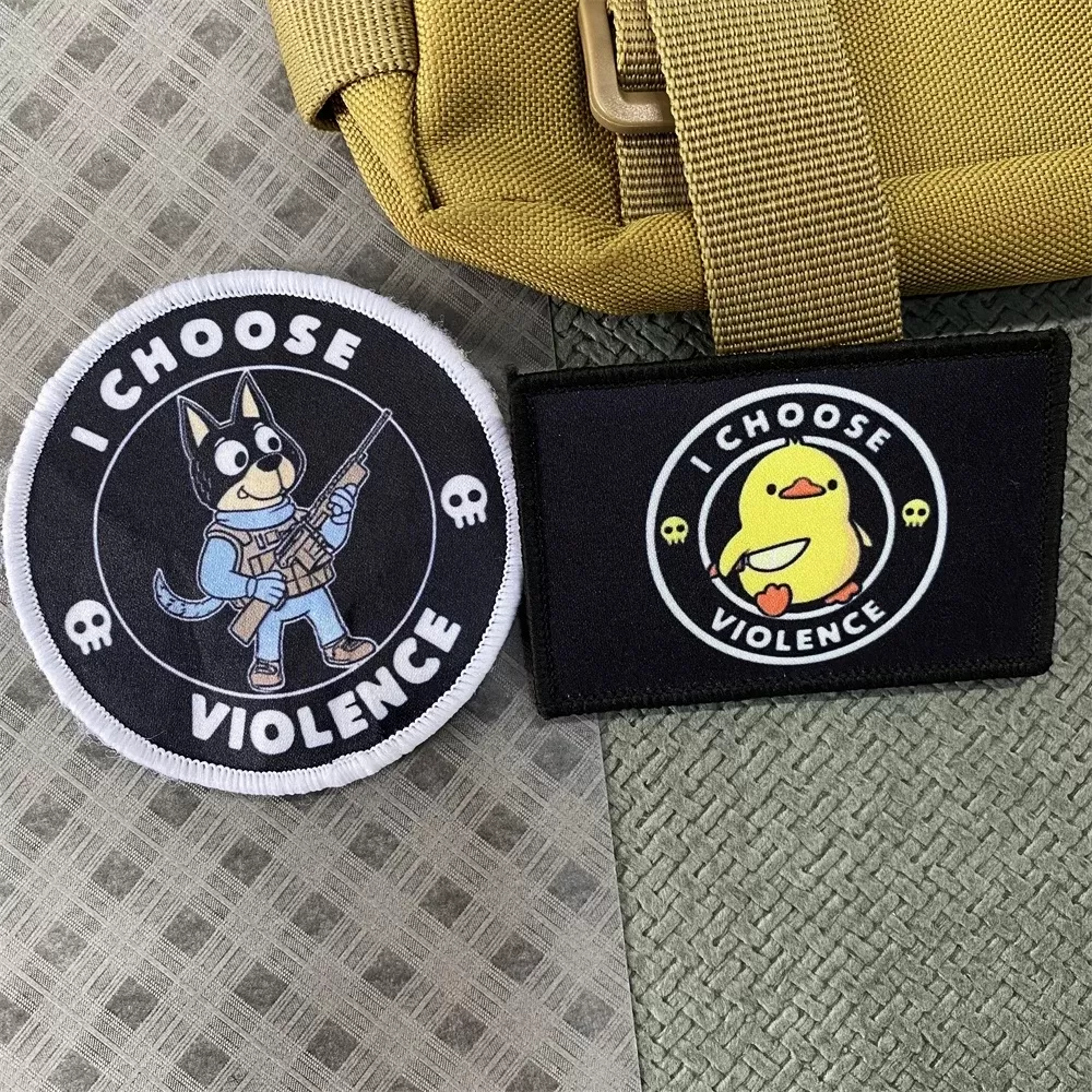 תג טקטי עם ברווז צהוב - איכות ועיצוב ייחודי - תמונה 3