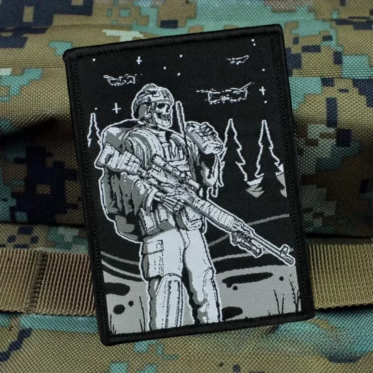 Sexy Beauty Morale Tactical Badge "Uprising" Hook&Loop Printed Armband Military "Attackers" Army Drones Armband Backpack Sticker - תמונה 3