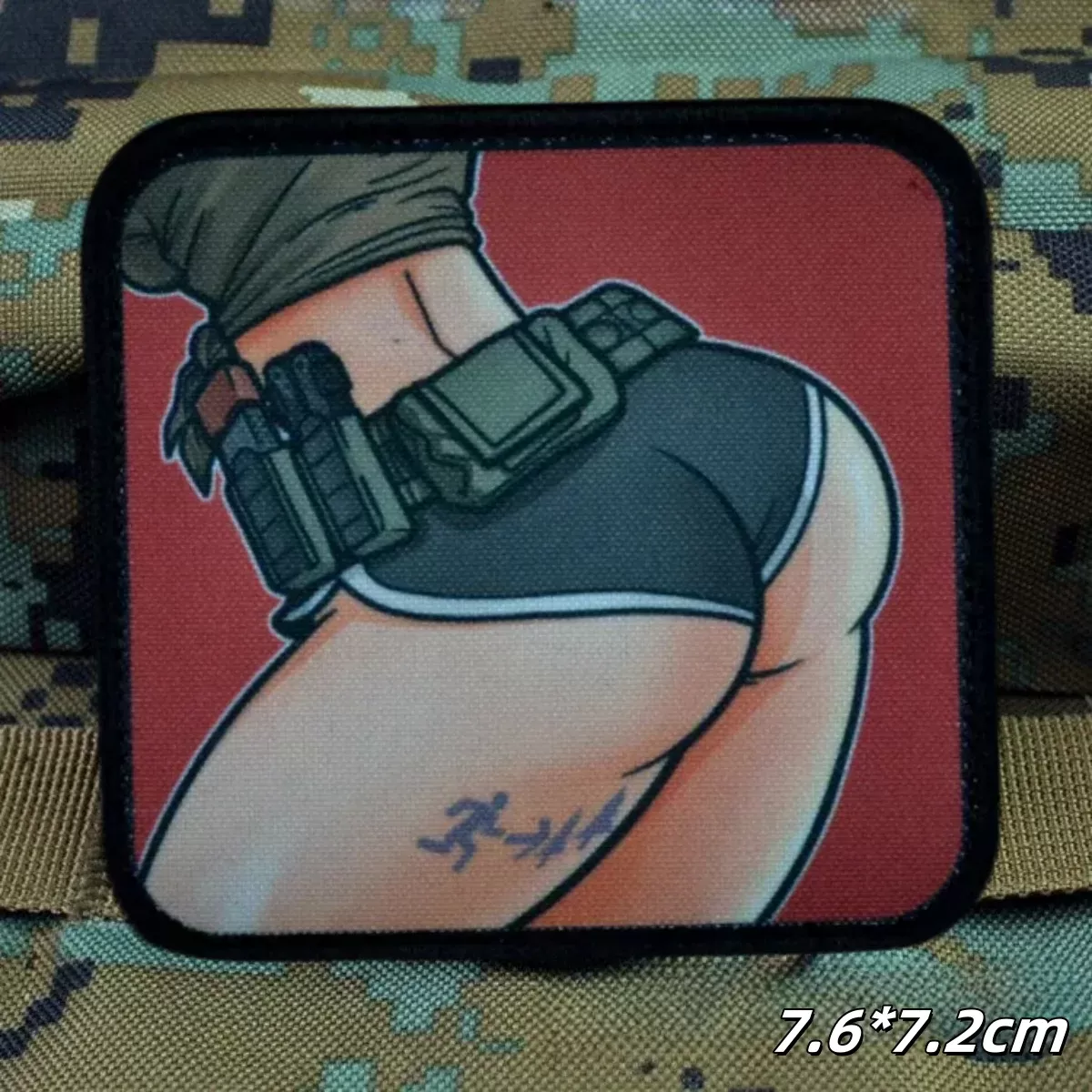 Sexy Beauty Morale Tactical Badge "Uprising" Hook&Loop Printed Armband Military "Attackers" Army Drones Armband Backpack Sticker - תמונה 5