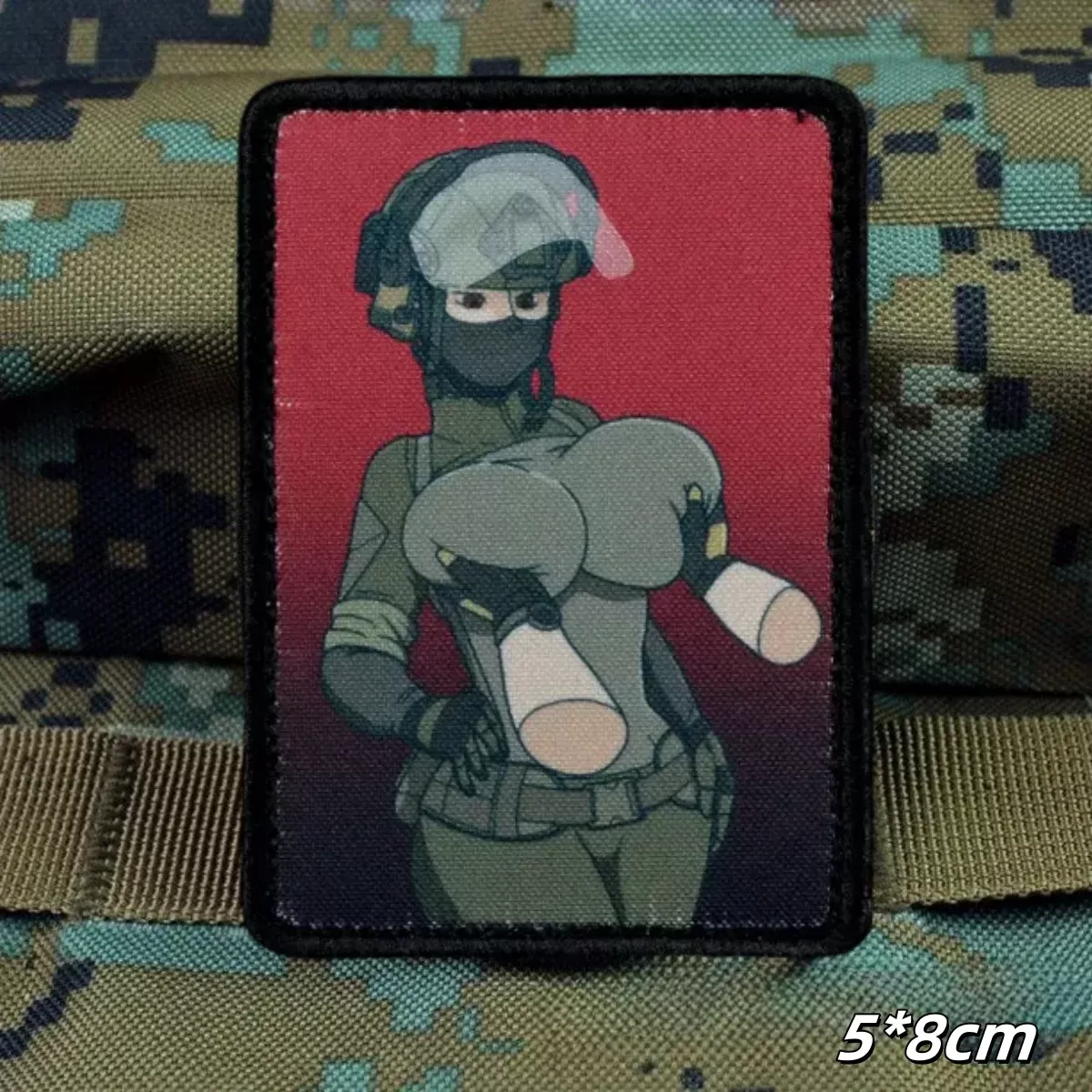 Sexy Beauty Morale Tactical Badge "Uprising" Hook&Loop Printed Armband Military "Attackers" Army Drones Armband Backpack Sticker - תמונה 6