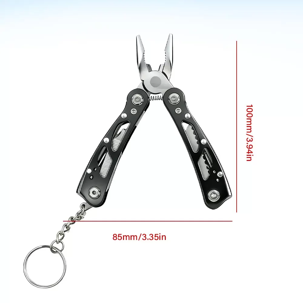 New Folding Multi-tool Pocket Knife Pliers Mini Portable Fold Outdoor Hunting Survival Rescue Tactical Multipurpose Repair Tool - תמונה 6