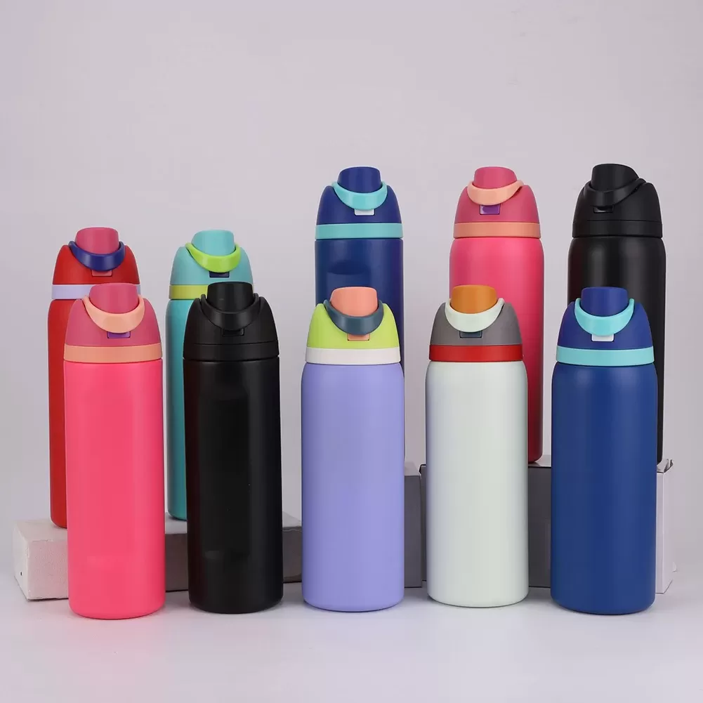 בקבוק מים מבודד מפלדת אל חלד 32OZ - תמונה 2