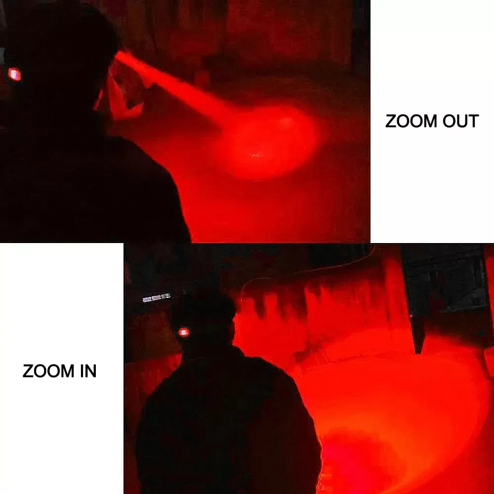 פנס ראש LED אדום וירוק לפעילויות חוץ - תמונה 4