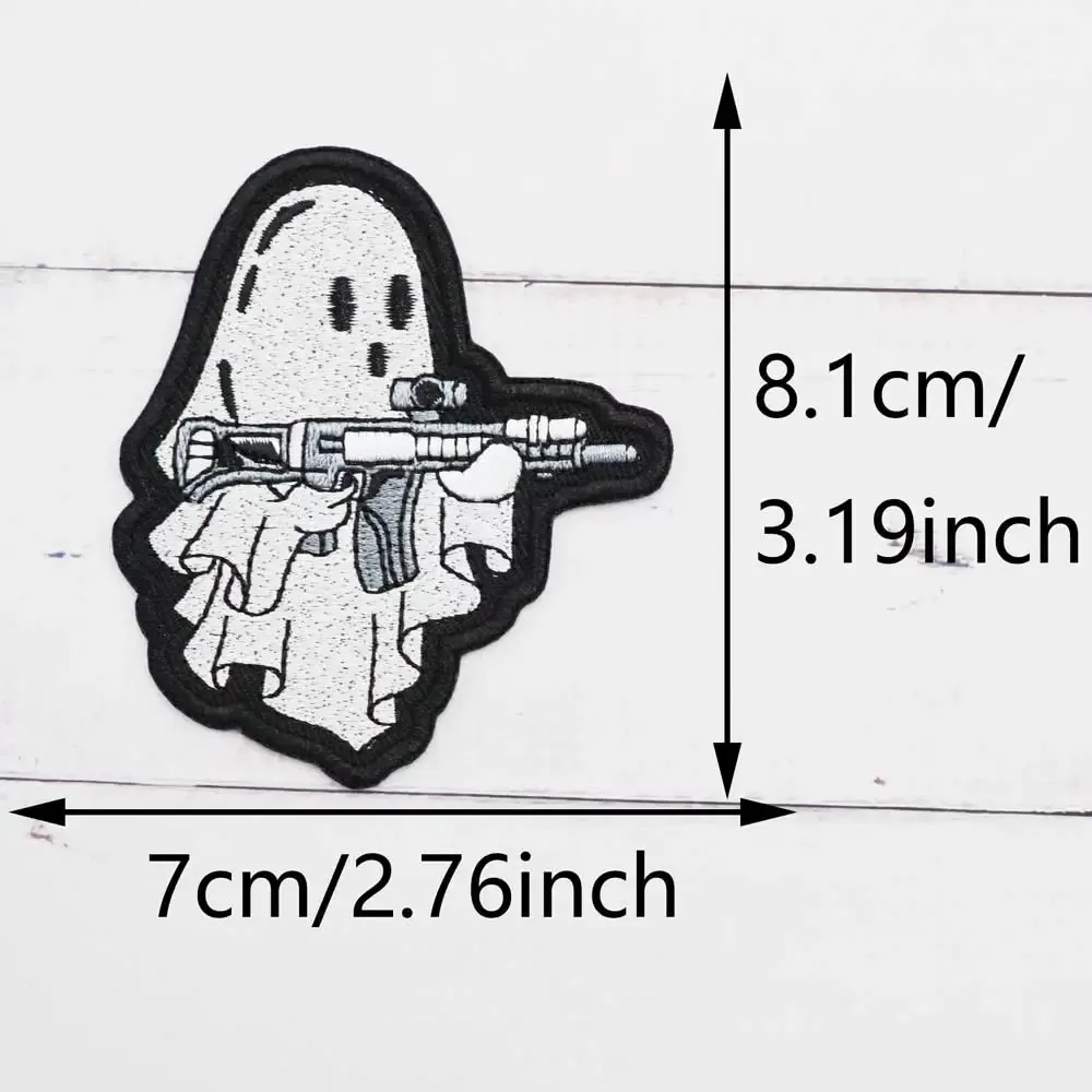Tactic embroidered  patch tactical badge patch that can be pasted on the back, suitable for hats/clothes - תמונה 2