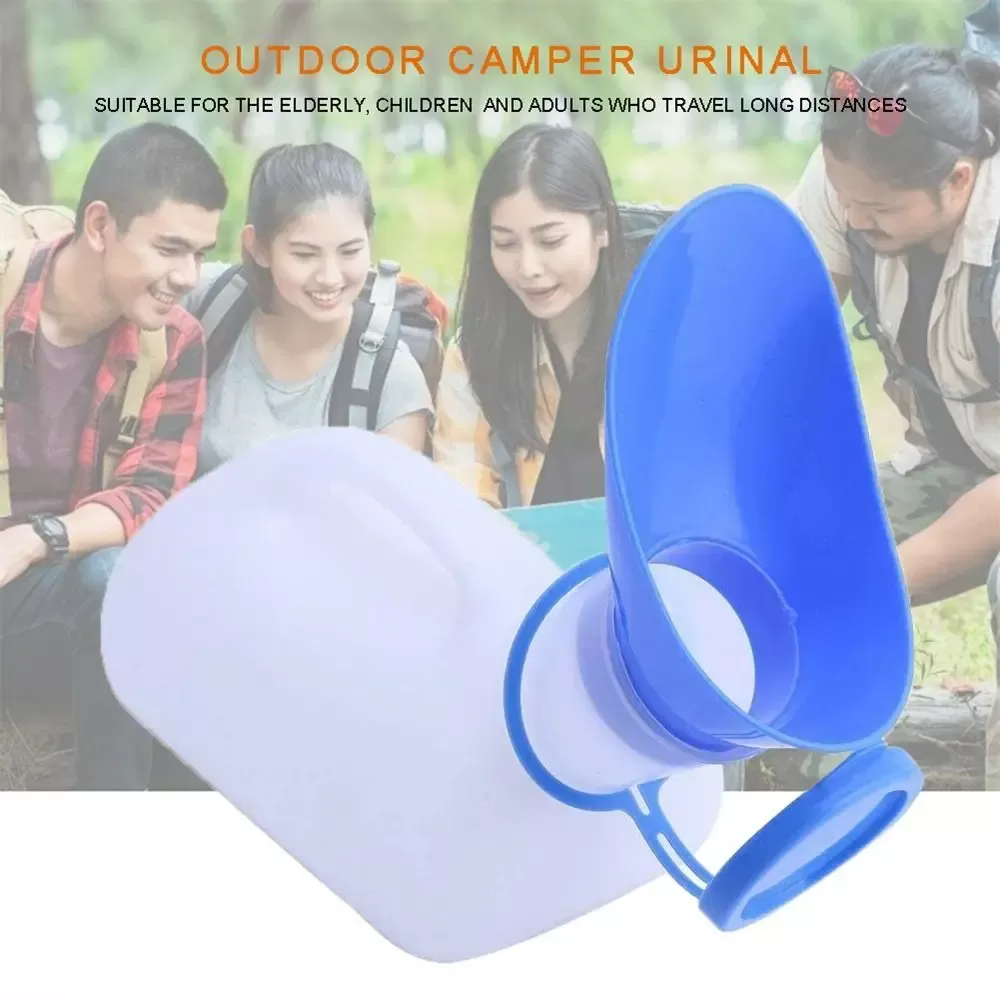 1000ml Mobile Toilet Pee Storage Tool Large Capacity Journey Urinal Pee Bottle Thicken Car Urine Bottle Camping Hiking Tools - תמונה 4