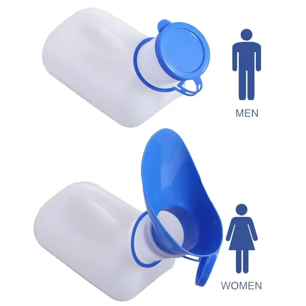 1000ml Mobile Toilet Pee Storage Tool Large Capacity Journey Urinal Pee Bottle Thicken Car Urine Bottle Camping Hiking Tools - תמונה 5
