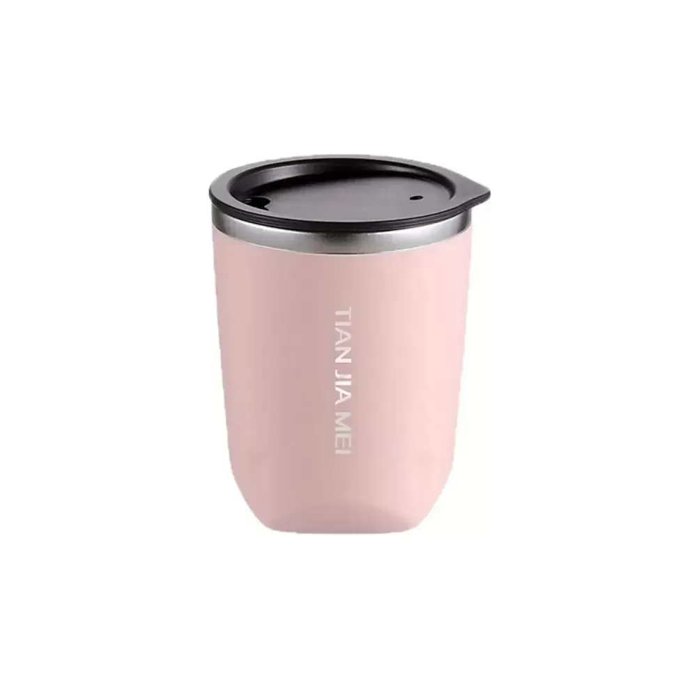 Drinkware 300ML Thermal Coffee Mug with Lid 304 Stainless Steel Vacuum Flask Leak-Proof Double Layer Insulated Tumbler Gift - תמונה 5