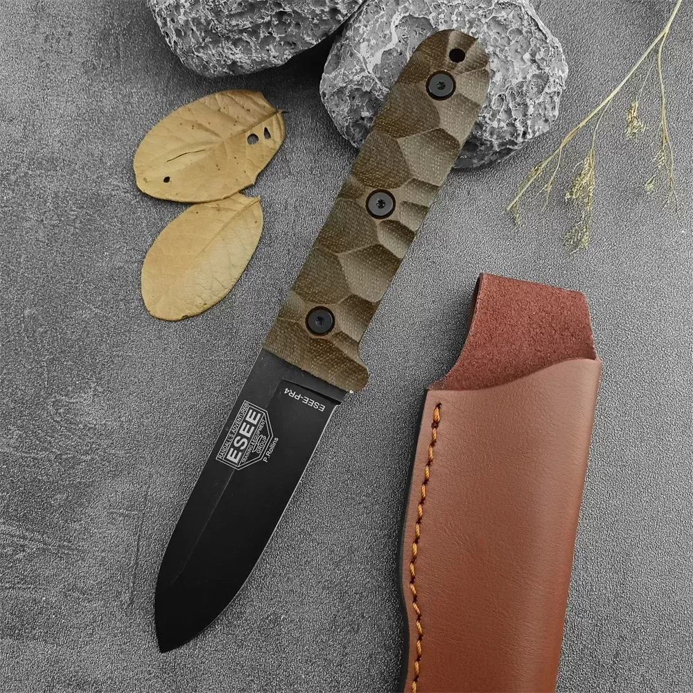 ESEE PR4 Durable Fixed Blade Survival Knife with Sheath Perfect for Bushcraft Outdoor and EDC Activities - תמונה 2