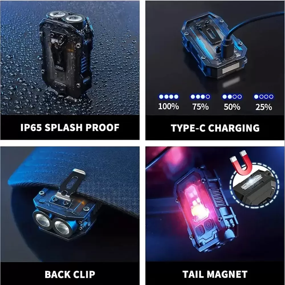 פנס LED עוצמתי להגנה עצמית - תמונה 4
