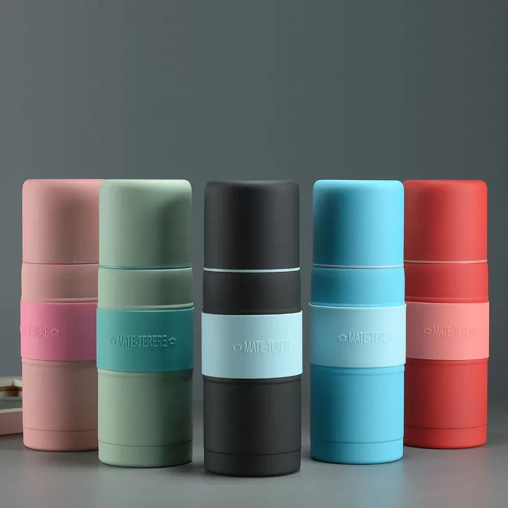 Stainless Steel Yerba Mate Tea Cup 700/500ml with Filter Straw Insulated Bottle Leak-proof Dropr-proof Vacuum Flask Outdoor - תמונה 6