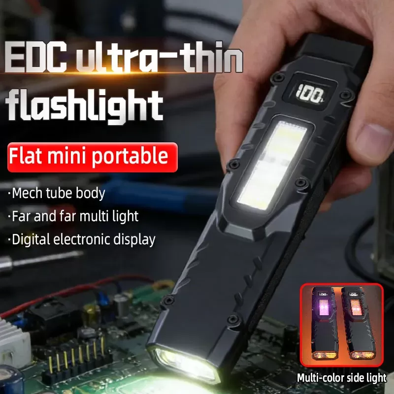 פנס עבודה COB LED נטען עם דימוי - תמונה 3