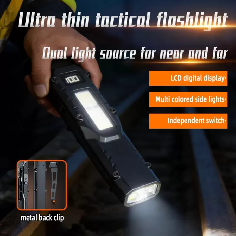 פנס עבודה COB LED נטען עם דימוי - תמונה 4