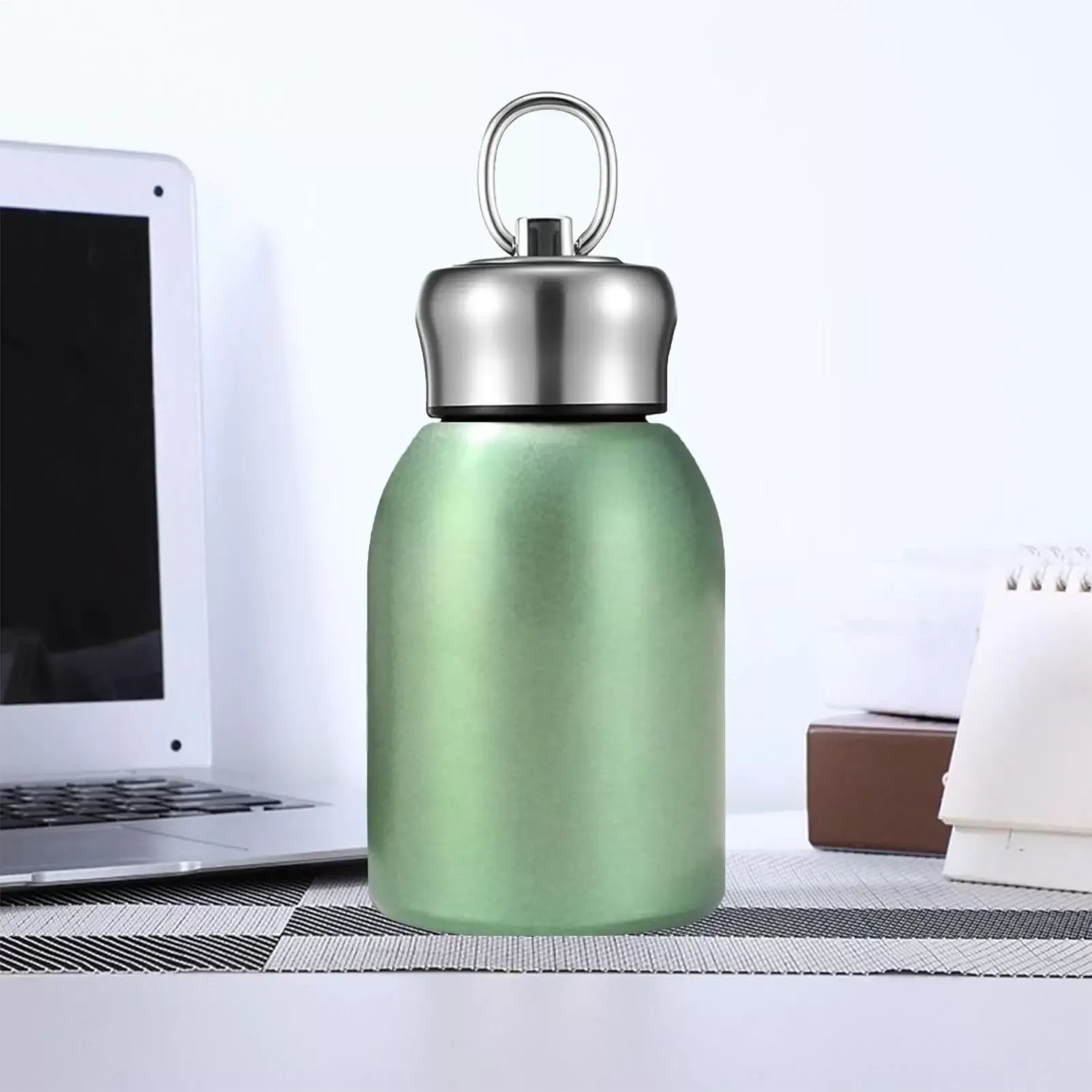 Insulated Water Bottle Non-Slip Vacuum Cup Leak-Proof Bottle for Kids Boy Girl Travel School Sports Outdoor Camping Hiking - תמונה 3