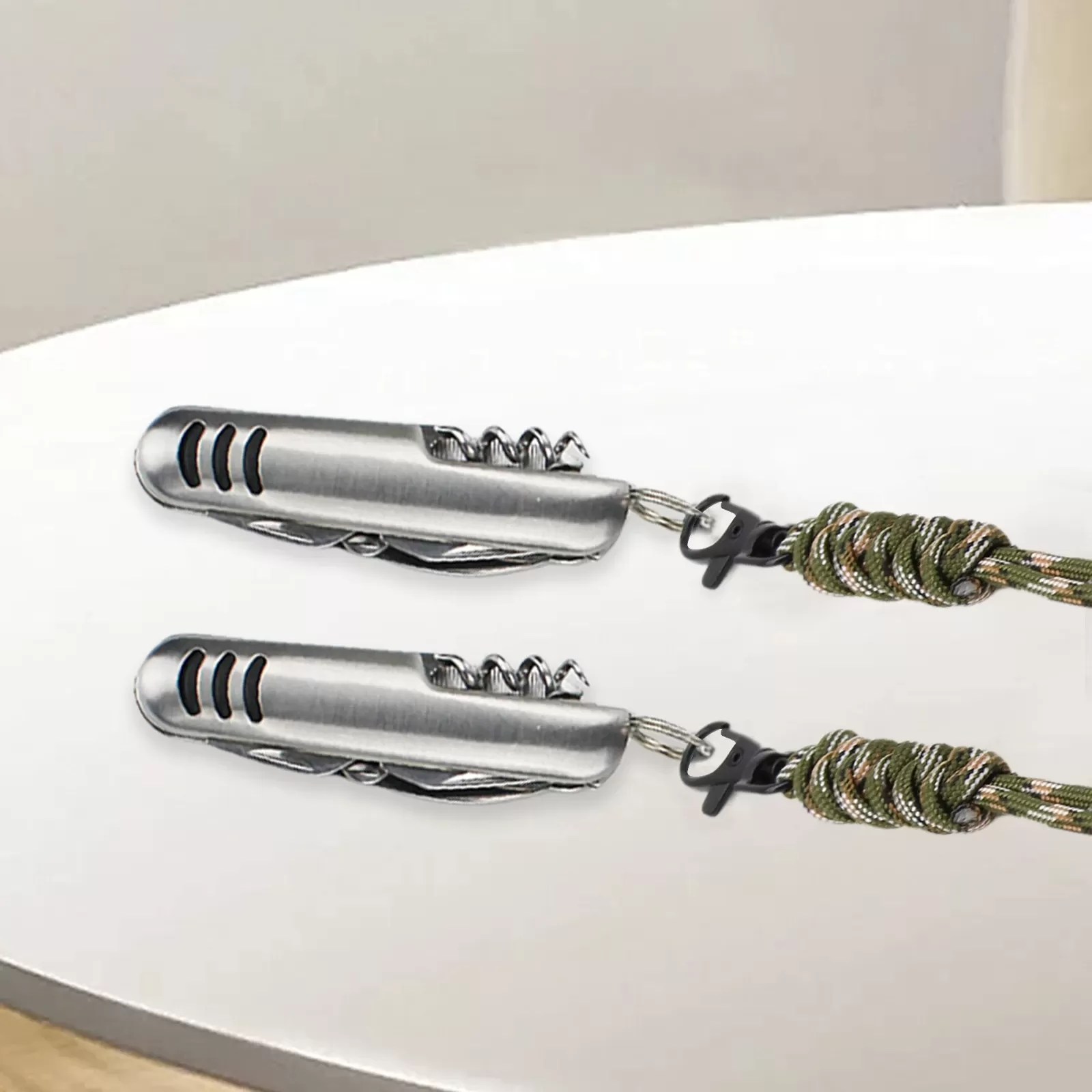 Mobile Phone Chain Ring Cord With Metal Buckle Rope Paracord Keychain Lamp Hanging Rope for Cell Phone Camera Keys Keychain - תמונה 3