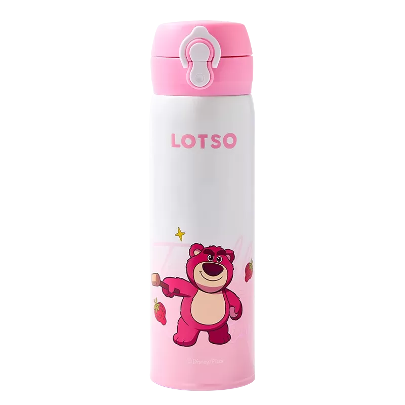 Disney Insulated Vacuum Water Bottle 480ml Portable Flask With Nick Wilde Lotso Stitch Patterns For Office Outdoor Ideal Gift - תמונה 5