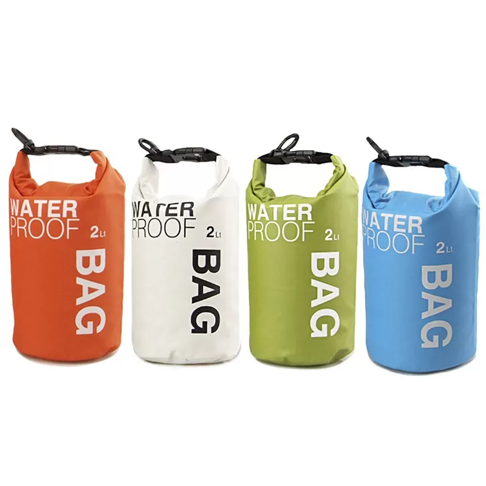 2L Waterproof Dry Bag Green 285*180Mm Foldable Pvc Mesh For Outdoor Camping Hiking Kayaking Fishing Rafting Boat Accessory - תמונה 3