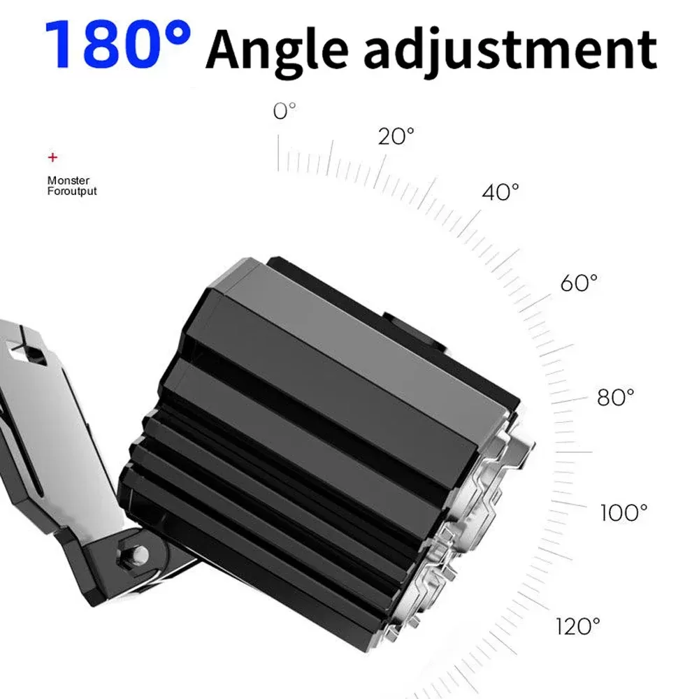 פנס ראש נטען USB עם 5 נורות LED - תמונה 5