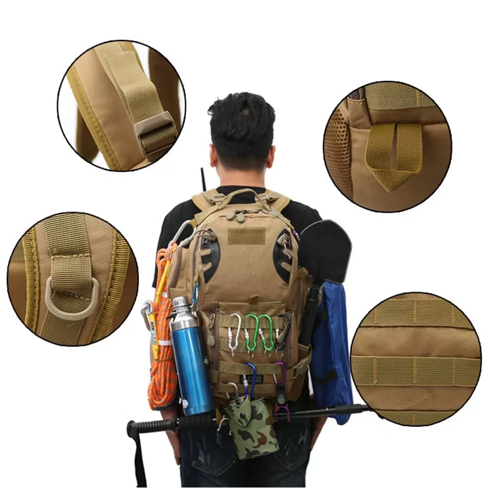 תיק גב טקטי צבאי 45L - קיבולת גבוהה - תמונה 5